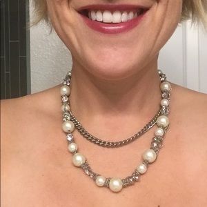 Givenchy silver toned necklace. EUC